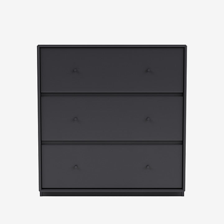 Commode Carry par Peter J. Lassen - Montana-04 Anthracite-Plinthe h 3cm-The Woods Gallery