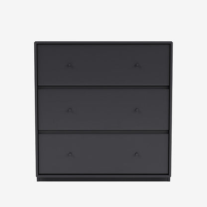 Commode Carry par Peter J. Lassen - Montana-04 Anthracite-Plinthe h 3cm-The Woods Gallery