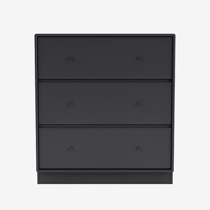 Commode Carry par Peter J. Lassen - Montana-04 Anthracite-Plinthe h 7cm-The Woods Gallery