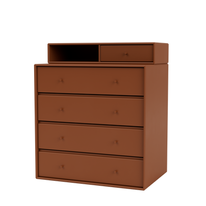 Commode Keep par Peter J. Lassen, laque 146 Hazelnut, suspendu au mur, packshot Montana