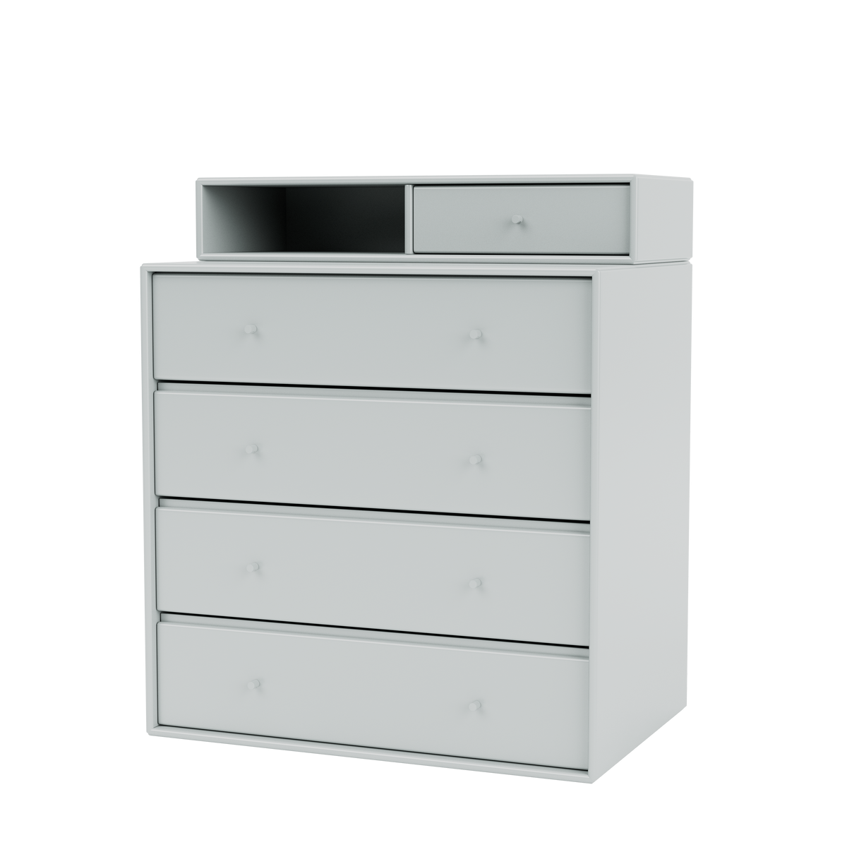 Commode Keep par Peter J. Lassen, laque 156 Oyster, suspendu au mur, packshot Montana