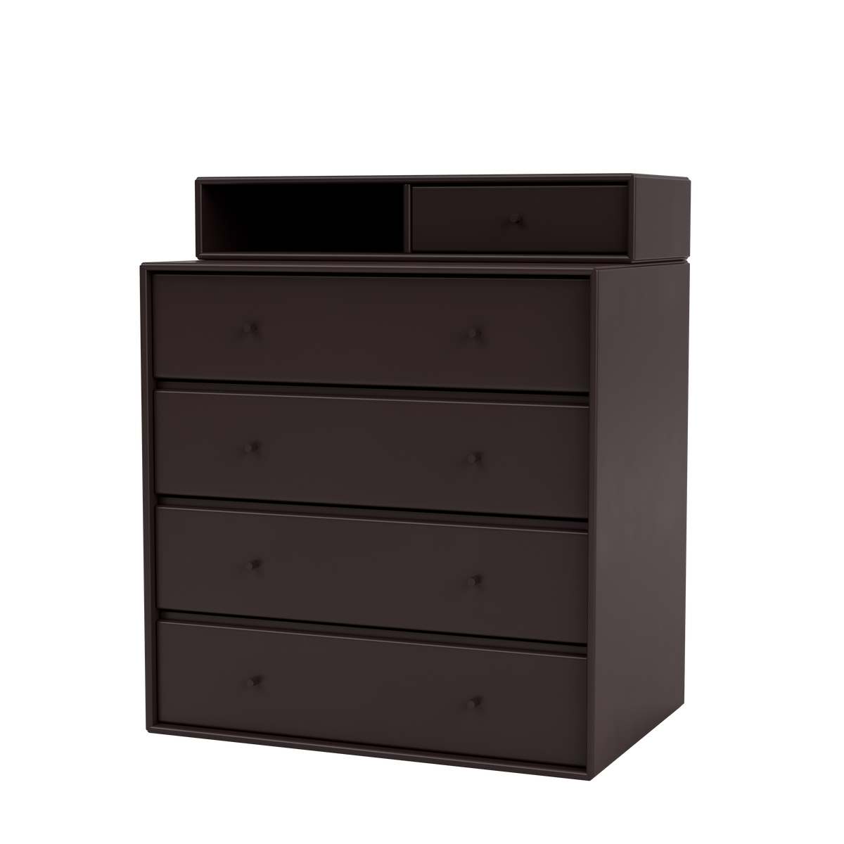 Commode Keep par Peter J. Lassen, laque 160 Balsamic, suspendu au mur, packshot Montana