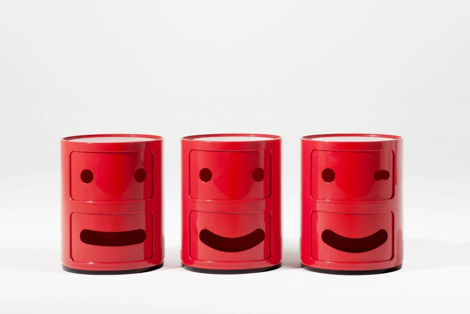 Componibili Smile de Fabio Novembre - Kartell-Sourire 1-The Woods Gallery