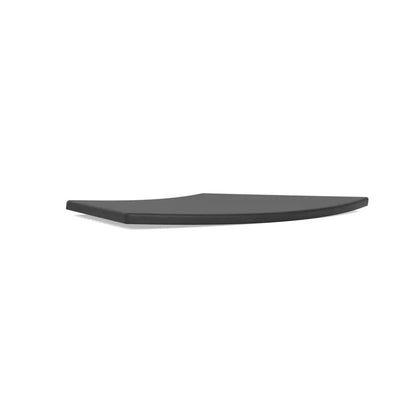Coussin Pantonova Concave par Verner Panton - Montana-Cuir noir-The Woods Gallery