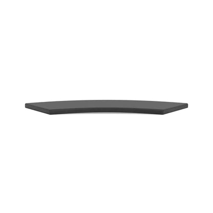 Coussin Pantonova Convex par Verner Panton - Montana-Cuir noir-The Woods Gallery