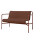 Coussin pour banc de table Palissade - Hay-Rouge fer-The Woods Gallery