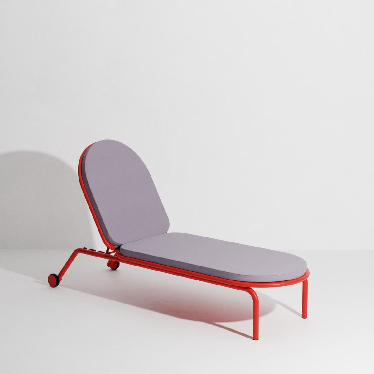 Coussin pour transat bain de soleil Week-End - Petite Friture-Violet-The Woods Gallery