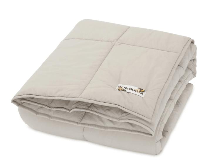 Couverture molletonnée Puffy blanket - Bongusta-Gris-The Woods Gallery