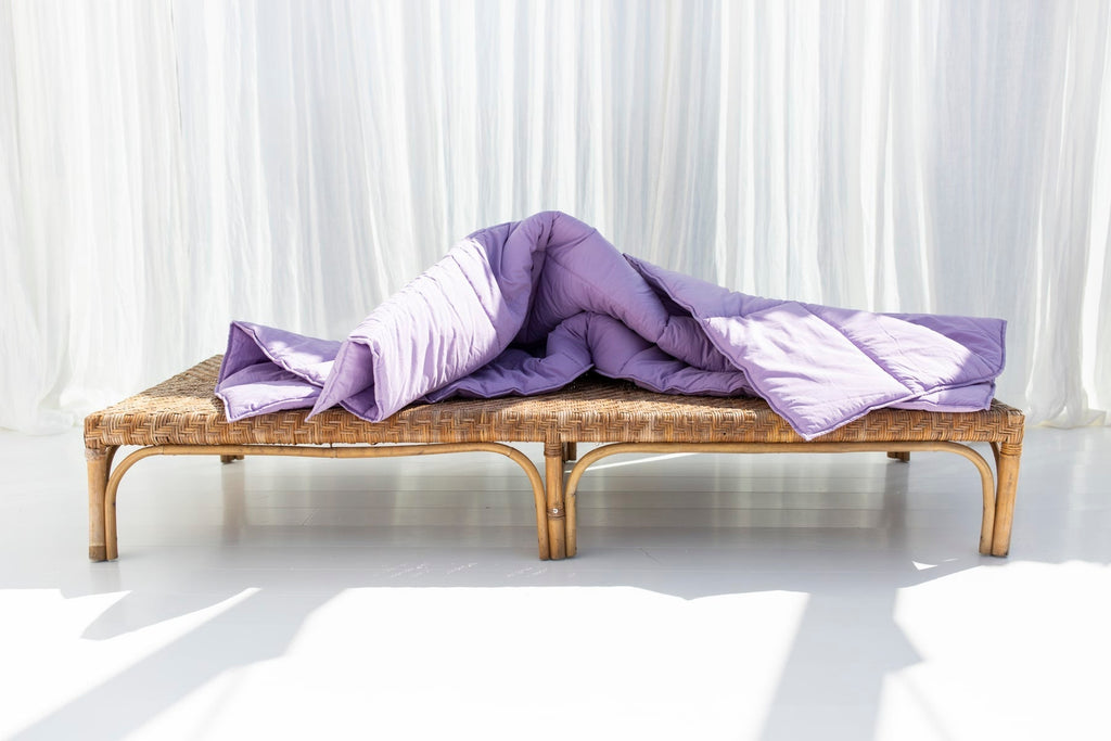 Couverture molletonnée Puffy blanket - Bongusta-Parme-The Woods Gallery