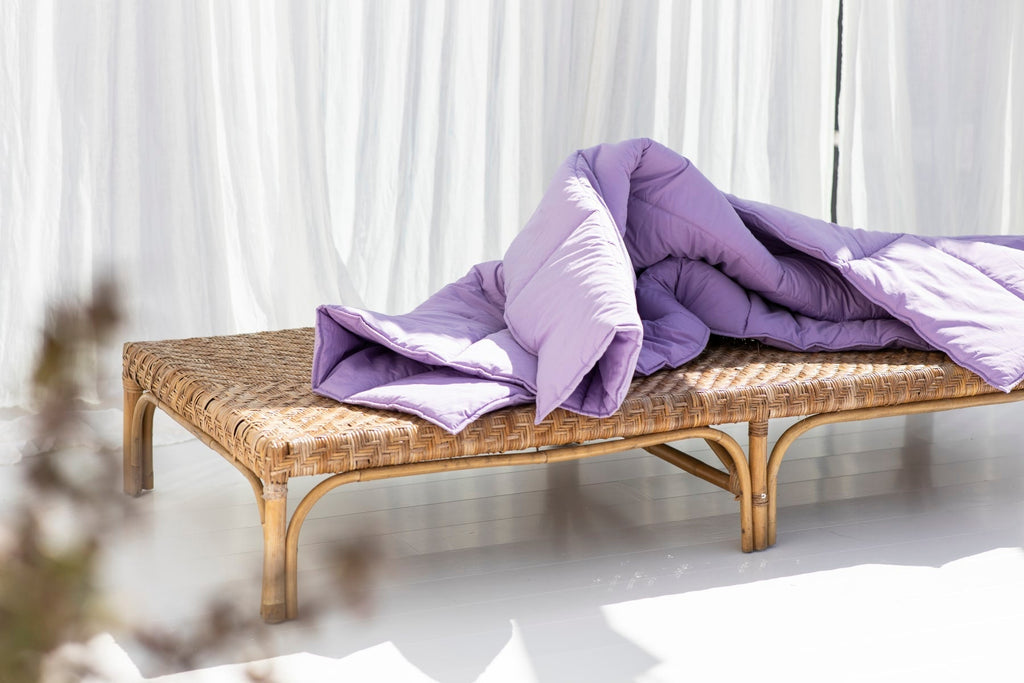 Couverture molletonnée Puffy blanket - Bongusta-Parme-The Woods Gallery