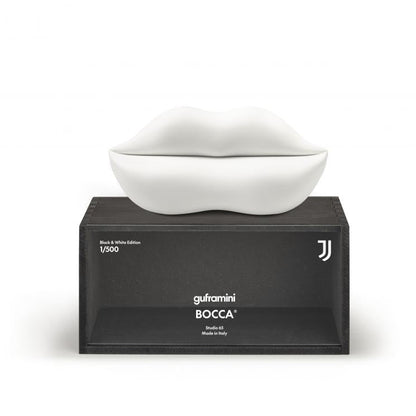 Décoration Guframini Little Bocca Black &amp; White - Gufram x Juventus-The Woods Gallery