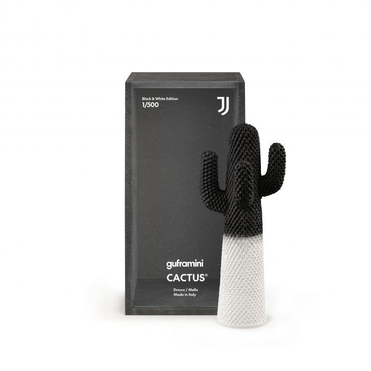 Décoration Guframini Little Cactus Black &amp; White - Gufram x Juventus-The Woods Gallery