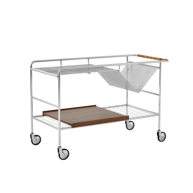 Desserte Alima NDS1 de Note Design Studio - &amp;Tradition-Chromé - Noyer-The Woods Gallery