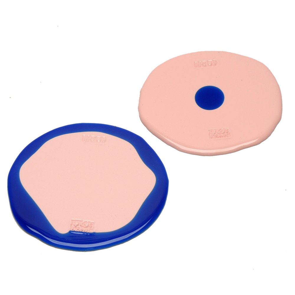 Dessous de verre en résine par Gaetano Pesce - Fish design-Noir-The Woods Gallery