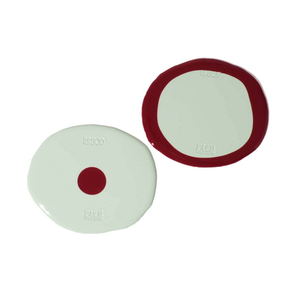 Dessous de verre en résine par Gaetano Pesce - Fish design-Noir-The Woods Gallery