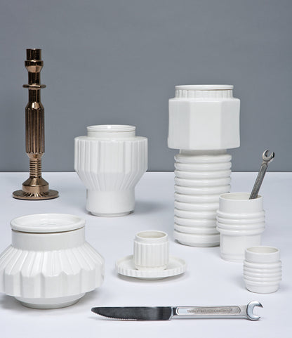 Bocal Machine Collection très grand de Diesel Living - Seletti-bocal fermé, vu de trois quarts-Seletti