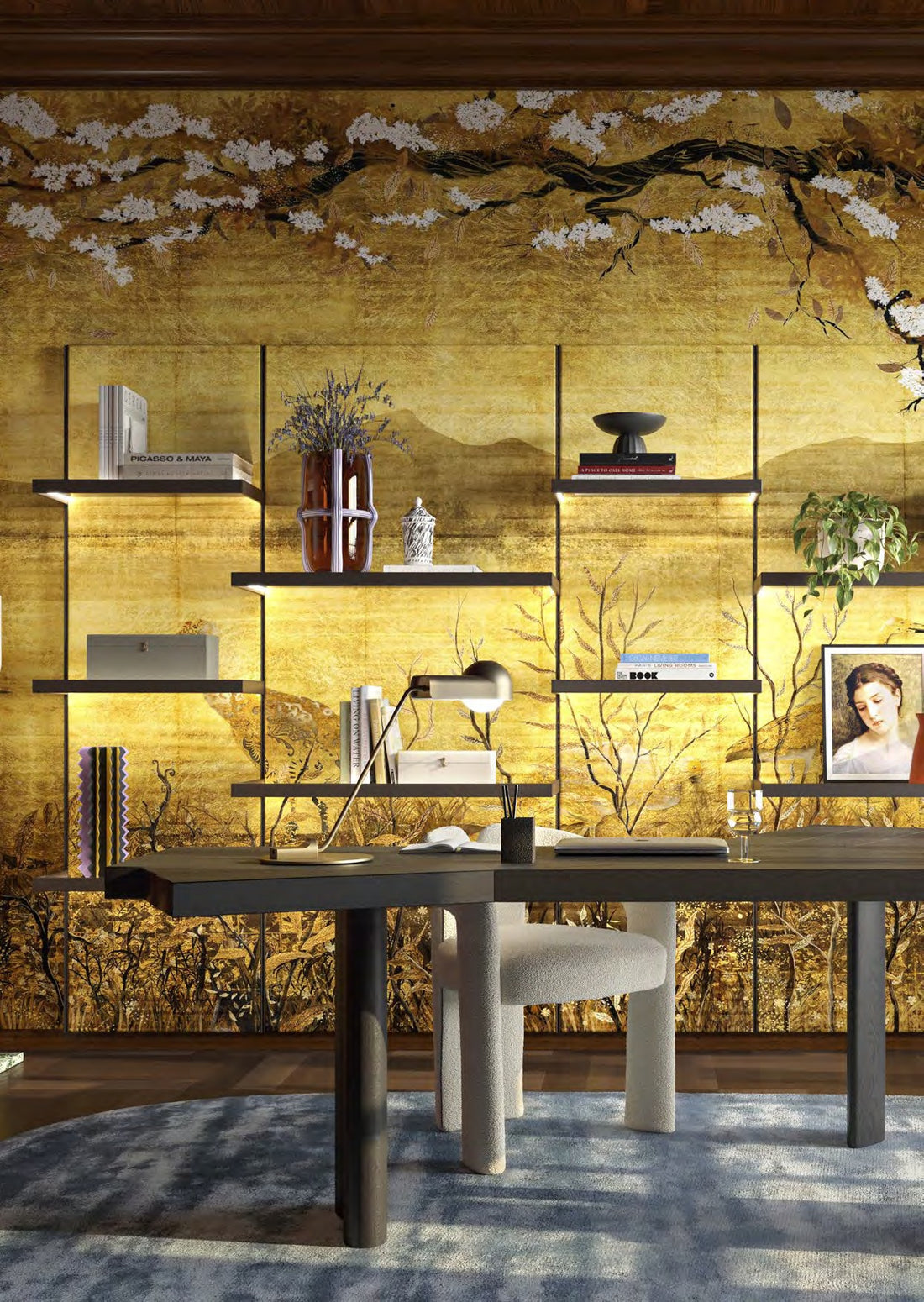 Table 511 Ventaglio de Charlotte Perriand - Cassina-ambiance catalogue Cassina 2026-The Woods Gallery