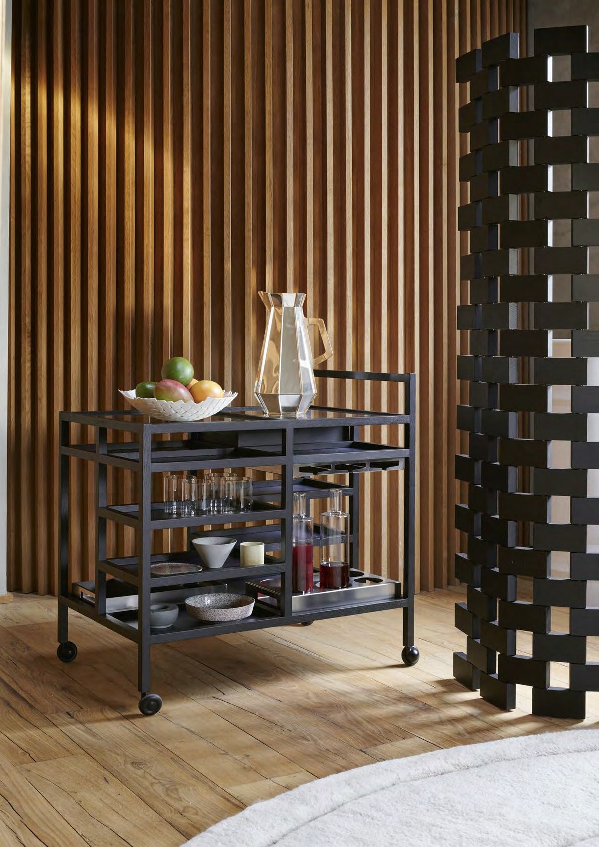 Desserte Serving Cart de Bodil Kjær - Cassina-ambiance catalogue Cassina 2026-The Woods Gallery
