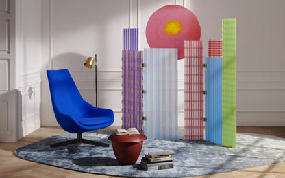 Tapis Aral en soie de bambou - Cassina-ambiance catalogue Cassina 2026-The Woods Gallery