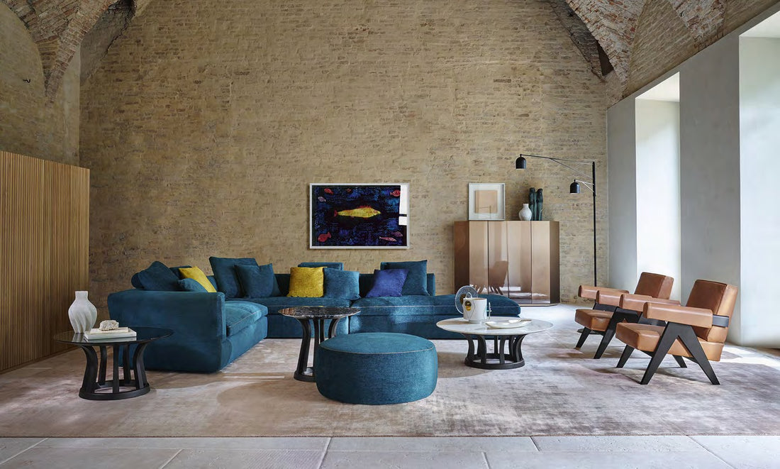 Tapis Atacama 3 en soie de bambou - Cassina-ambiance catalogue Cassina 2026-The Woods Gallery