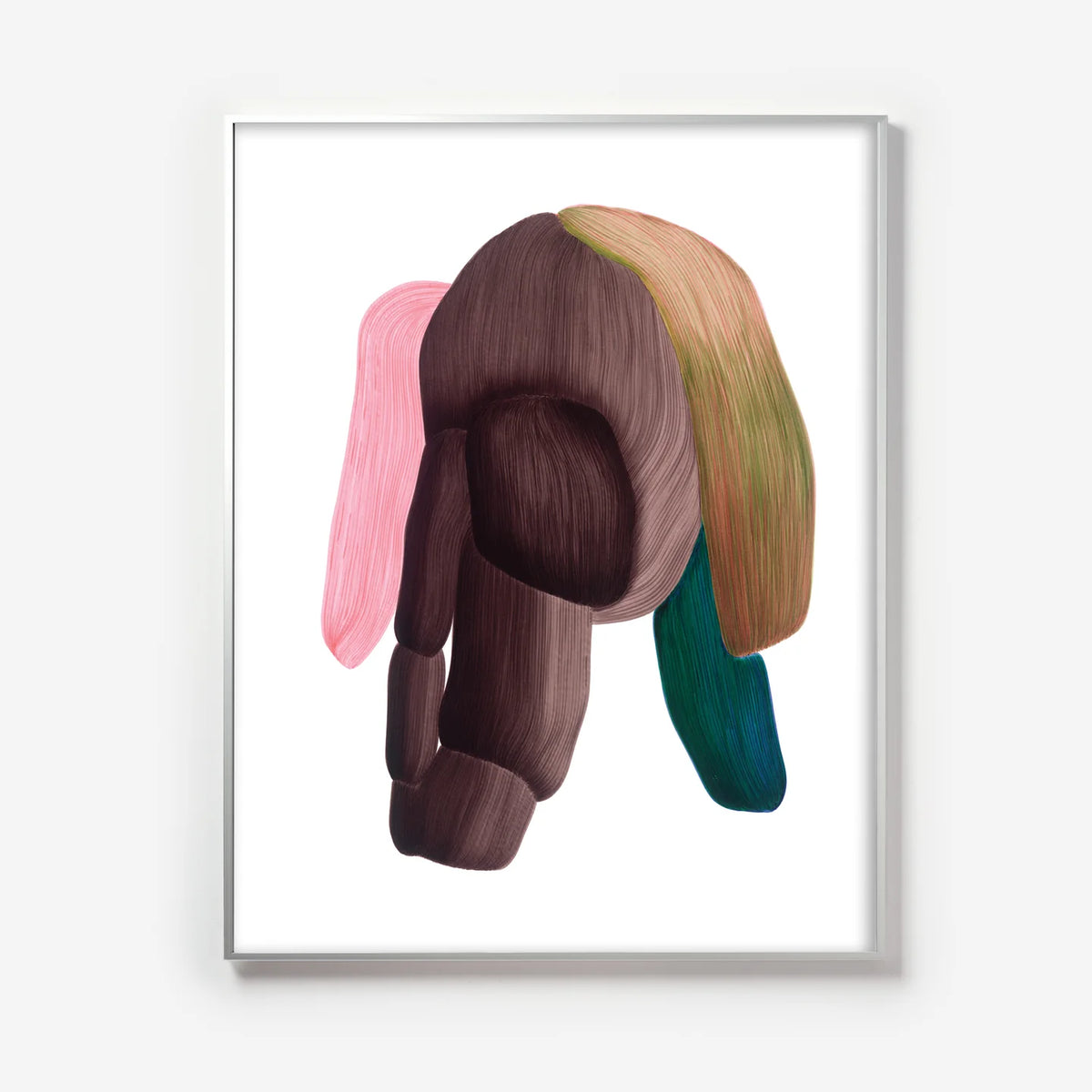 Drawing 24 de Ronan Bouroullec - The Wrong Shop-Cadre en aluminium argenté-The Woods Gallery