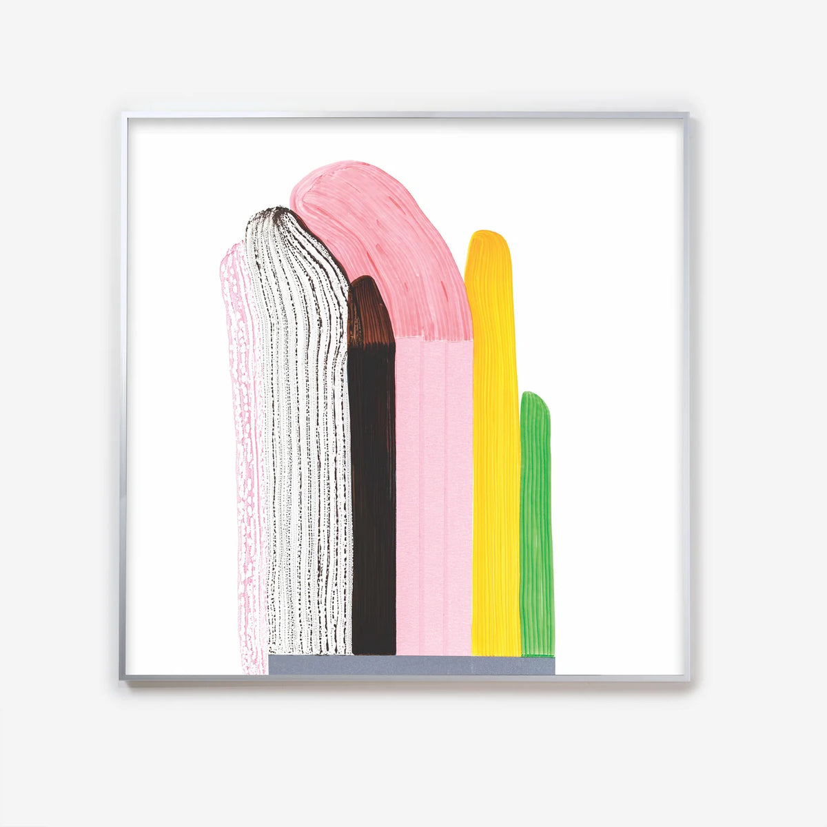 Drawing 7 de Ronan Bouroullec - The Wrong Shop-Cadre en aluminium argenté-The Woods Gallery