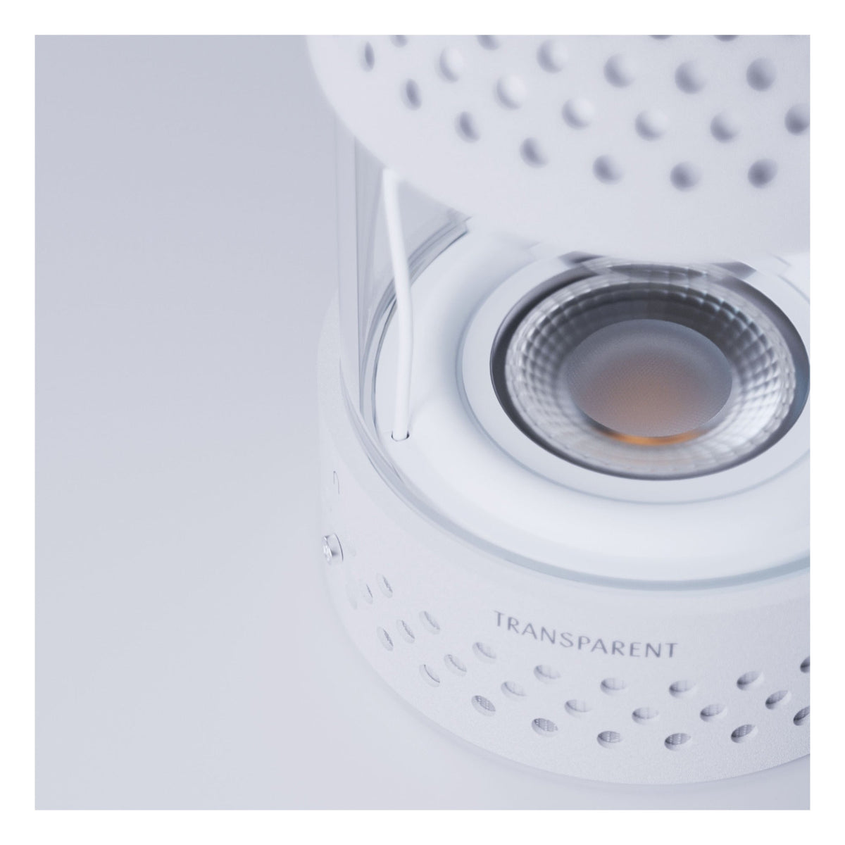 Enceinte Light Air - Transparent Speaker-Noir-The Woods Gallery