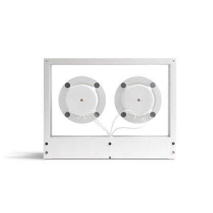 Enceinte Small - Transparent Speaker-Blanc-The Woods Gallery