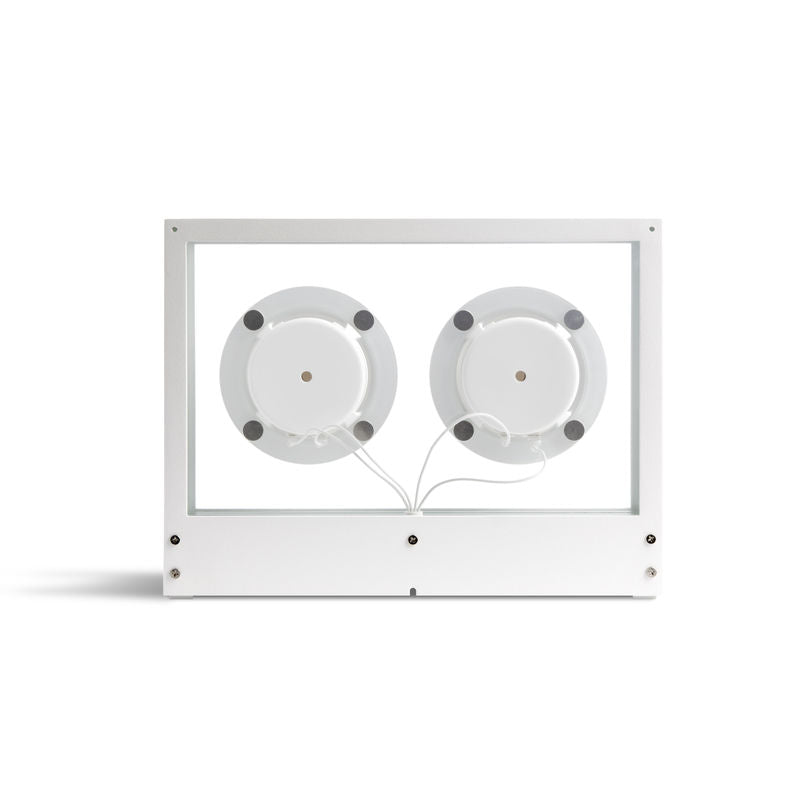 Enceinte Small - Transparent Speaker-Blanc-The Woods Gallery