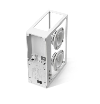 Enceinte Small - Transparent Speaker-Blanc-The Woods Gallery