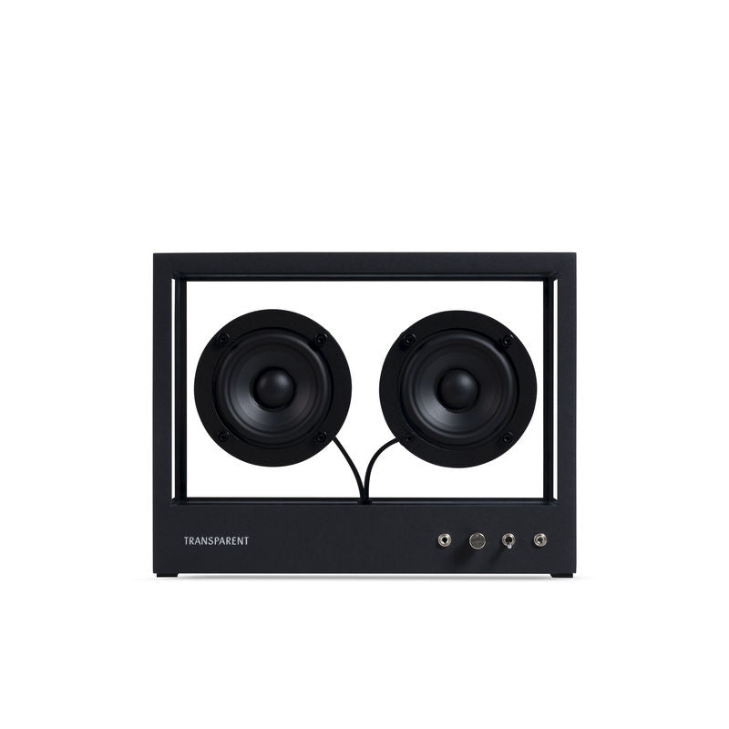 Enceinte Small - Transparent Speaker-Noir-The Woods Gallery