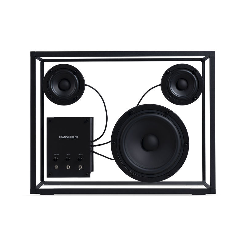Enceinte - Transparent Speaker-Blanc-The Woods Gallery