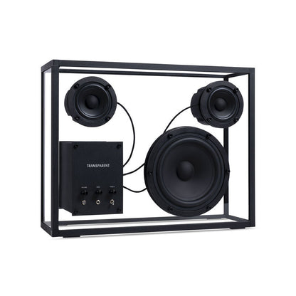 Enceinte - Transparent Speaker-Noir-The Woods Gallery