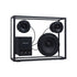 Enceinte - Transparent Speaker-Noir-The Woods Gallery