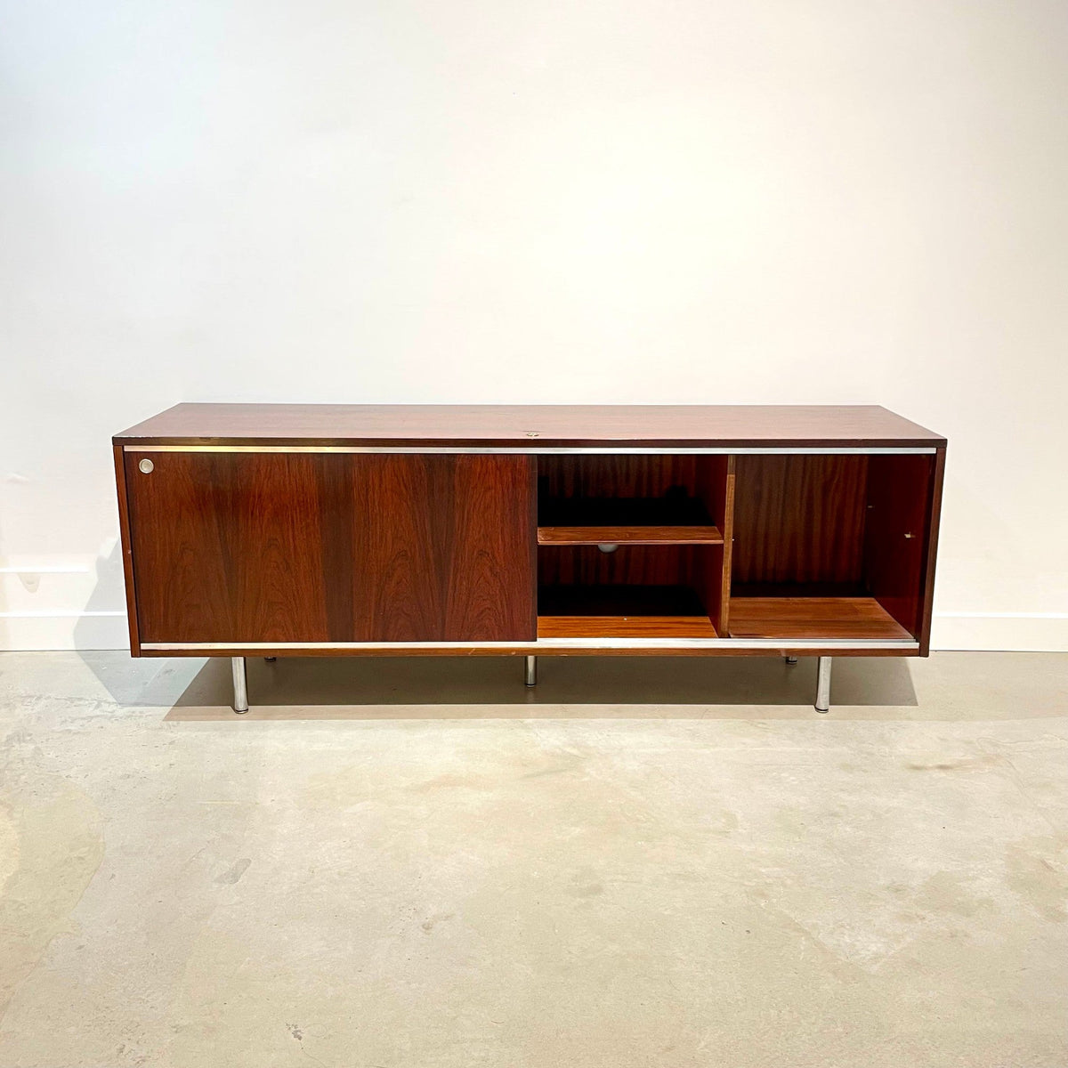 Enfilade de George Nelson en palissandre - Herman Miller - Vintage-The Woods Gallery