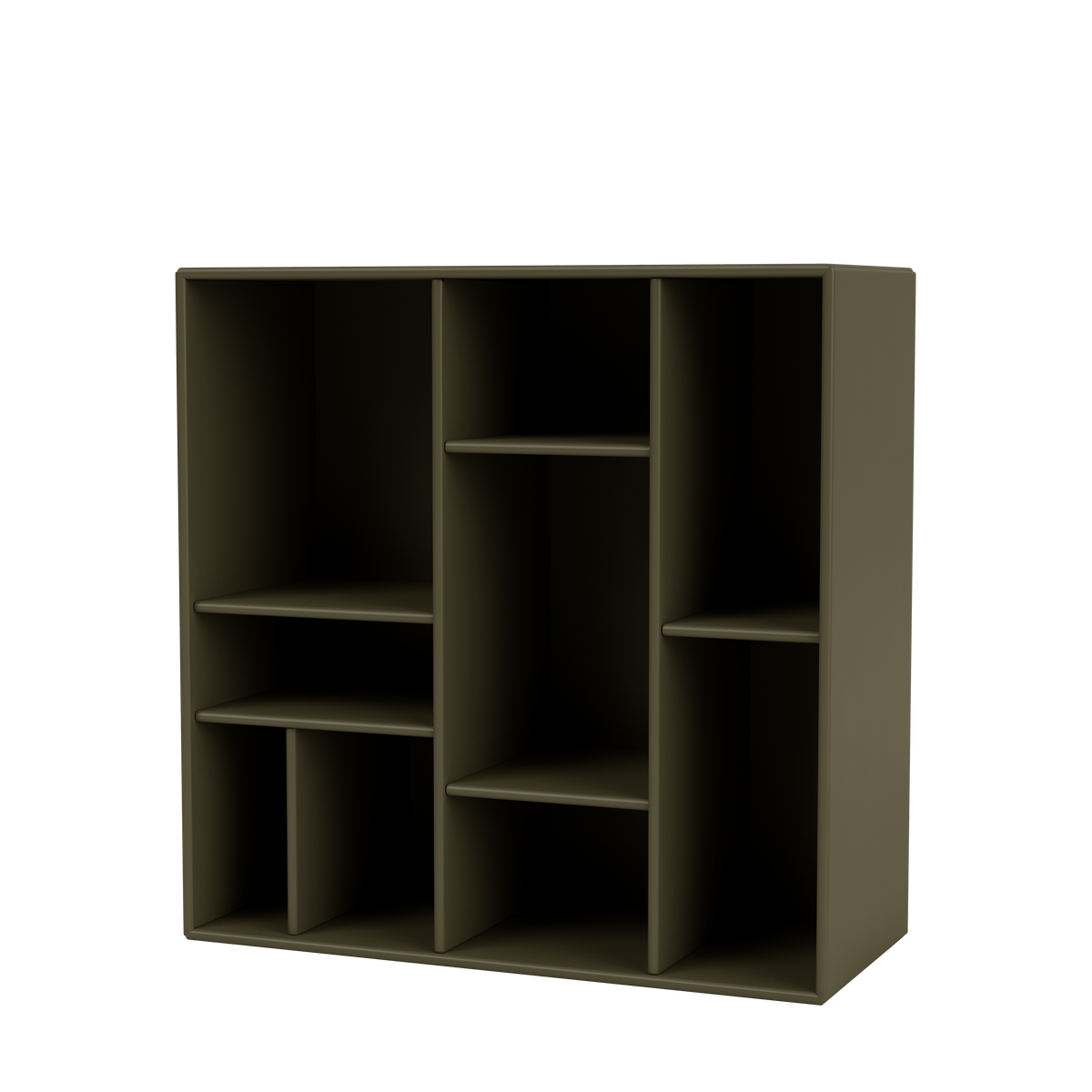 Etagère Compile par Peter J. Lassen, laque 139 Oregano, suspendu au mur, packshot Montana