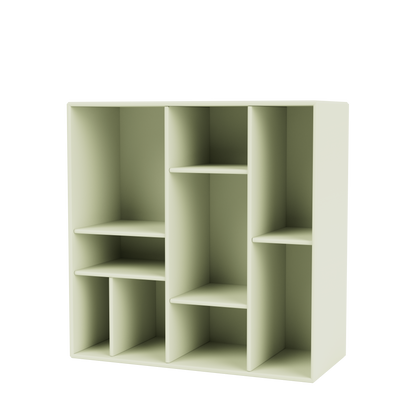 Etagère Compile par Peter J. Lassen, laque 140 Pomelo, suspendu au mur, packshot Montana