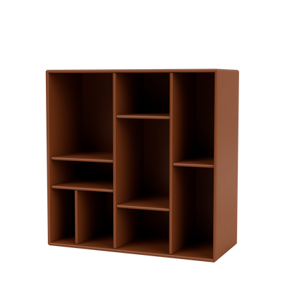 Etagère Compile par Peter J. Lassen, laque 146 Hazelnut, suspendu au mur, packshot Montana