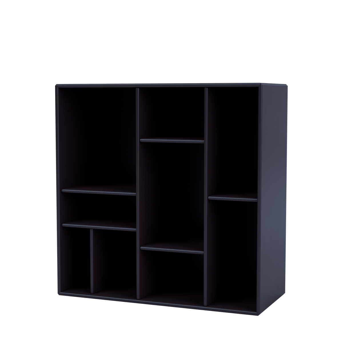 Etagère Compile par Peter J. Lassen, laque 147 Shadow, suspendu au mur, packshot Montana