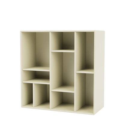 Etagère Compile par Peter J. Lassen, laque 150 Vanilla, suspendu au mur, packshot Montana