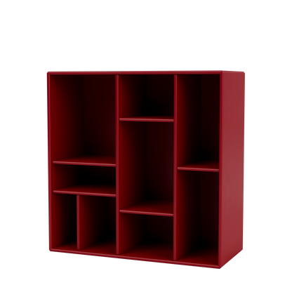 Etagère Compile par Peter J. Lassen, laque 165 Beetroot, suspendu au mur, packshot Montana
