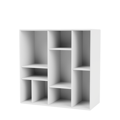 Etagère Compile par Peter J. Lassen, laque 38 Snow, suspendu au mur, packshot Montana