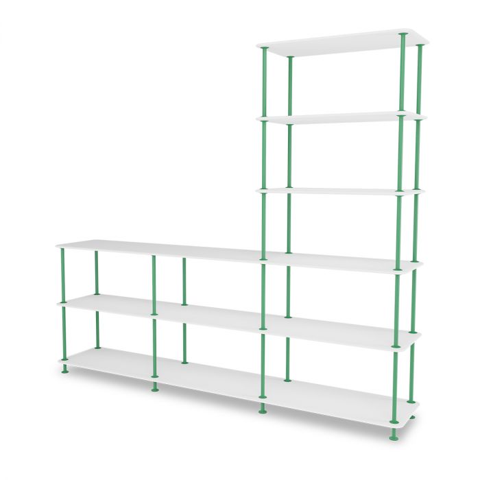 Etagère Free 522000 par Jakob Wagner - Montana Furniture-Blanc-Parsley 152-The Woods Gallery