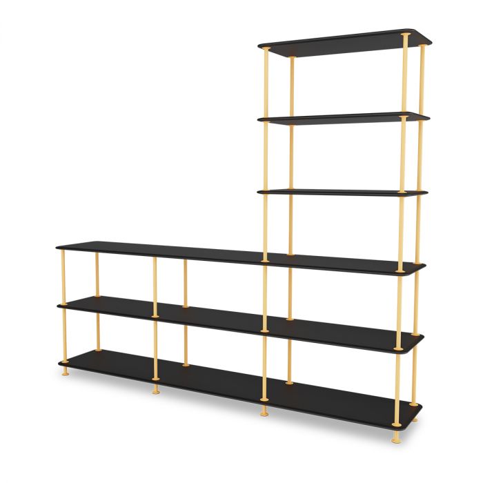 Etagère Free 522000 par Jakob Wagner - Montana Furniture-Noir-Acacia 166-The Woods Gallery