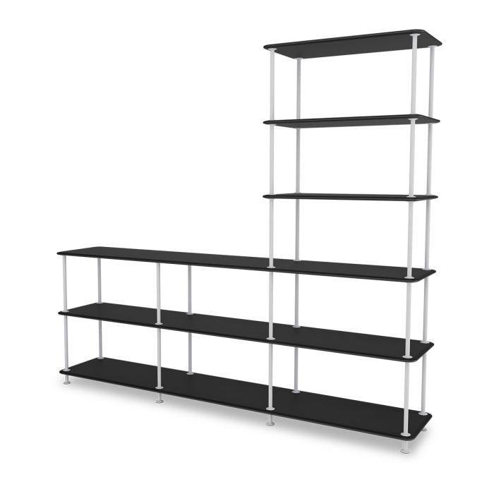 Etagère Free 522000 par Jakob Wagner - Montana Furniture-Noir-Fjord 02-The Woods Gallery