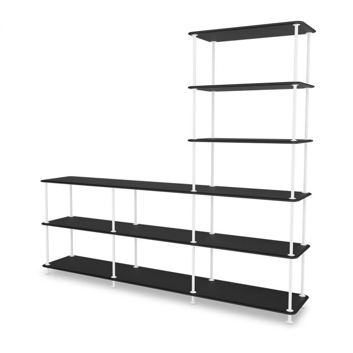 Etagère Free 522000 par Jakob Wagner - Montana Furniture-Noir-New White 101-The Woods Gallery