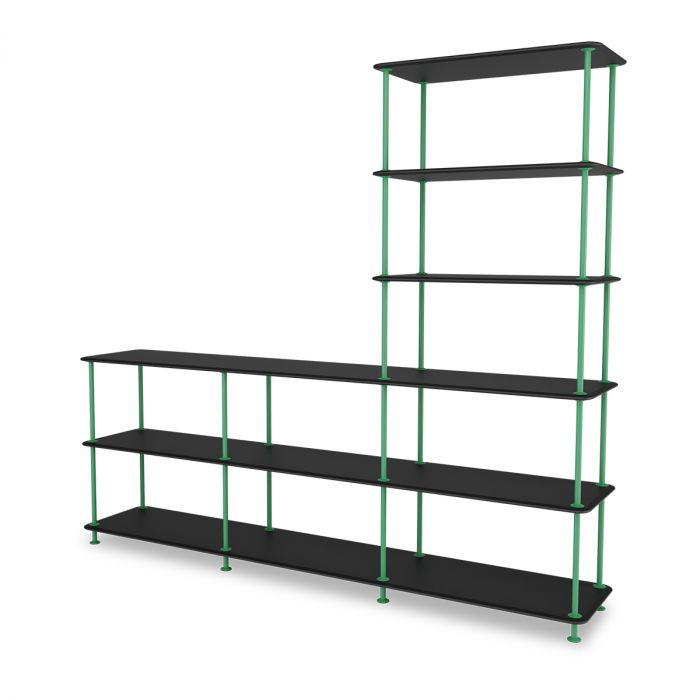 Etagère Free 522000 par Jakob Wagner - Montana Furniture-Noir-Parsley 152-The Woods Gallery