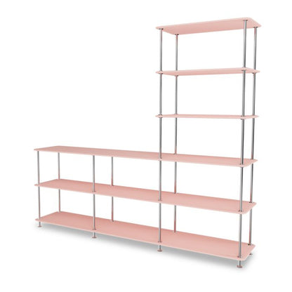 Etagère Free 522000 par Jakob Wagner - Montana Furniture-Rose-Chrome 44c-The Woods Gallery