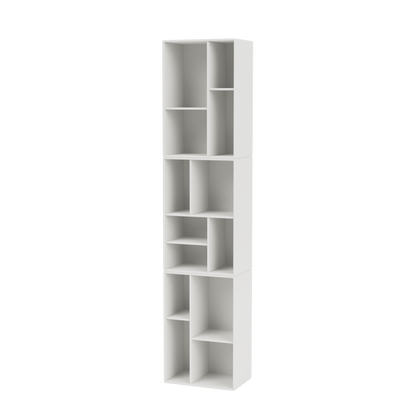 Étagère Loom par Peter J. Lassen, laque 01 White, suspendu au mur, packshot Montana