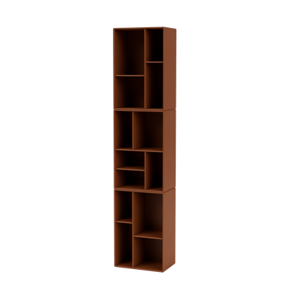 Étagère Loom par Peter J. Lassen, laque 146 Hazelnut, suspendu au mur, packshot Montana